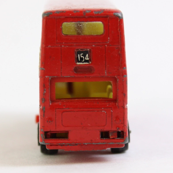 1980's Zylmex Double Decker Bus London P334 Red Made in Hong Kong