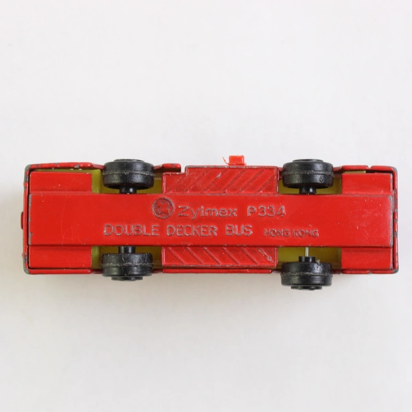 1980's Zylmex Double Decker Bus London P334 Red Made in Hong Kong