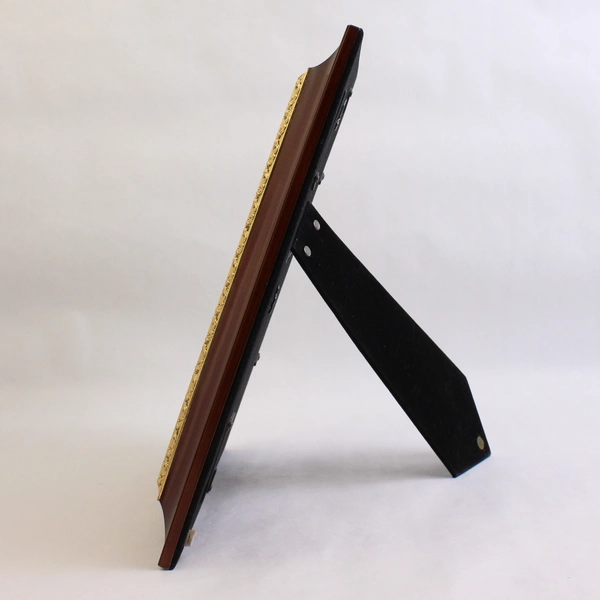 Framed Smiling Jesus Print 8" x 10" Framed Wood and Gold Tone Frame