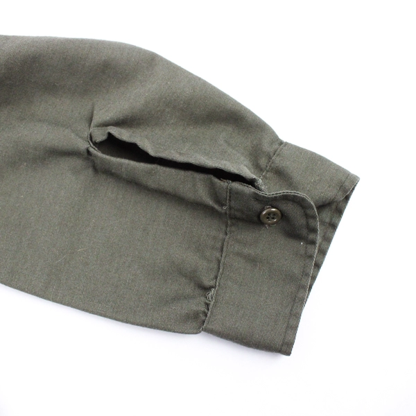 Vintage 1960s 5 Brother Green Long-Sleeve Button-Up Men's Size 19