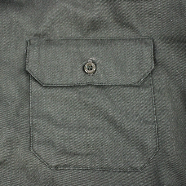 Vintage 1960s 5 Brother Green Long-Sleeve Button-Up Men's Size 19