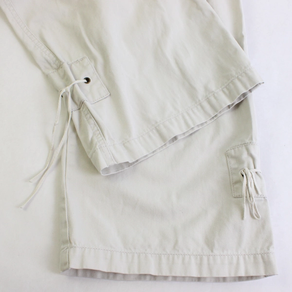 Jamaica Bay Discover Paradise Loose Fit White Capris 100% Cotton Women's Size 12