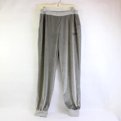 Unbranded 'The One & Oni' Gray Velvet Pants Elastic Waist Band Women's Size 6