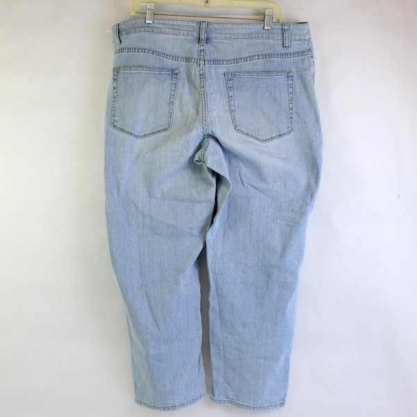 Coldwater Creek City Fit Blue Light Wash Jean Pants Womens Size 16