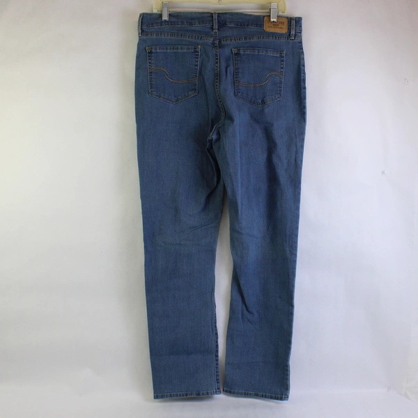 Levi Strauss & Co Signature Gold High Rise Straight Jean Blue Womens Size 14