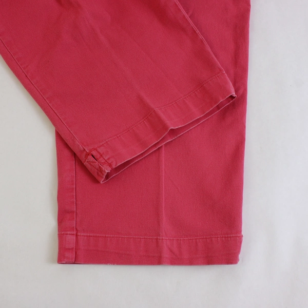 Karen Scott Sport Solid Pink Color Pants Loose Cut 98% Cotton Womens 18