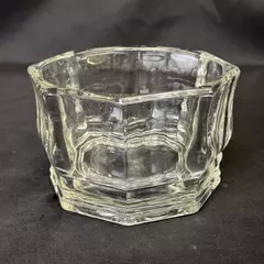 Vintage Indiana Glass Concord Clear Octagon Faceted Dish No Lid