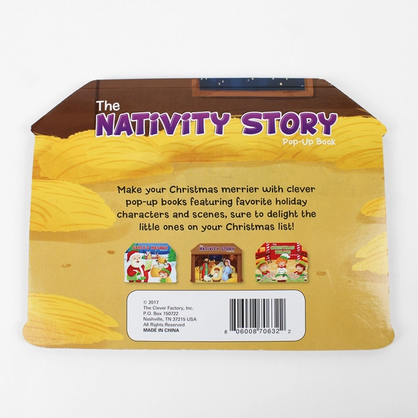 The Nativity Story Pop-Up Book From the Clever Factory 2017 Hardcover