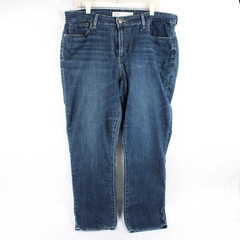 Levi Strauss & Co Signature Mid Rise Slim Dark Wash Jean Pants Womens Size 18