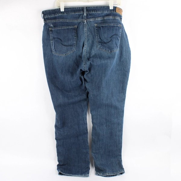 Levi Strauss & Co Signature Mid Rise Slim Dark Wash Jean Pants Womens Size 18