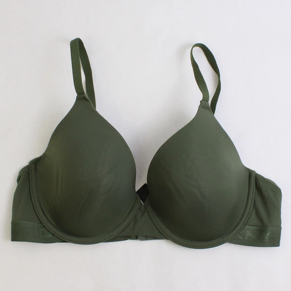 DKNY Army Green Padded Underwired Bra Women's Size 36B