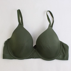 DKNY Army Green Padded Underwired Bra Women's Size 36B