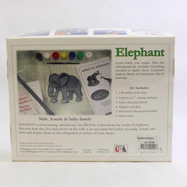 2006 Elephant Casting Kit Eyewitness New Factory Sealed
