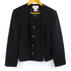 Vintage Worthington Black Wool Blazer Women's Size 10