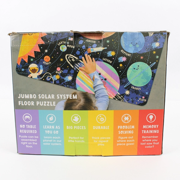 Little Buffalo 50 pc. Jumbo Solar System Space Kid's Floor Puzzle FF2-060523