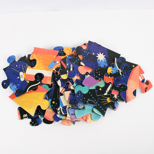 Little Buffalo 50 pc. Jumbo Solar System Space Kid's Floor Puzzle FF2-060523