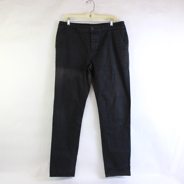 ASOS Black Pants Stretch Women's Size To Fit Waist 32" Inside Leg 32"