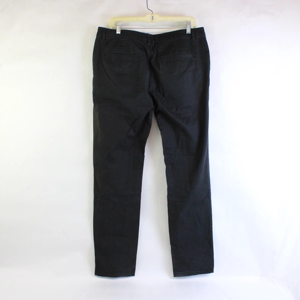 ASOS Black Pants Stretch Women's Size To Fit Waist 32" Inside Leg 32"