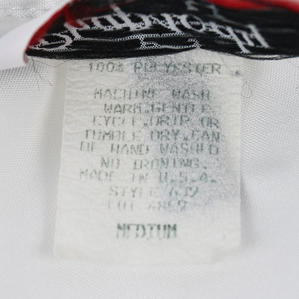 Vintage Rhapsody White Blouse Lace Accents Women's Medium