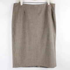 Rafaella Taupe Pencil Career Skirt Women's Size 14