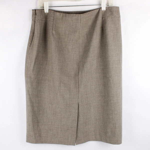 Rafaella Taupe Pencil Career Skirt Women's Size 14