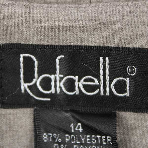 Rafaella Taupe Pencil Career Skirt Women's Size 14