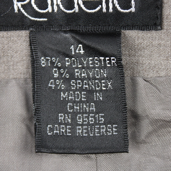 Rafaella Taupe Pencil Career Skirt Women's Size 14