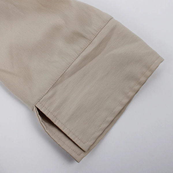 Vintage Fred David Beige Button-Up Blouse Women's Size PM