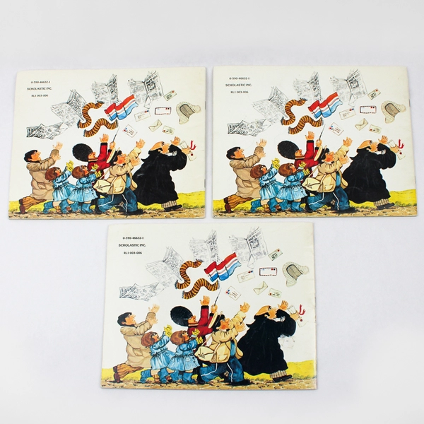 Lot of 3 Scholastic Books Titled The Wind Blew Pat Hutchins Ex-Library 1993 PB