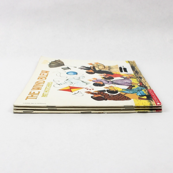 Lot of 3 Scholastic Books Titled The Wind Blew Pat Hutchins Ex-Library 1993 PB