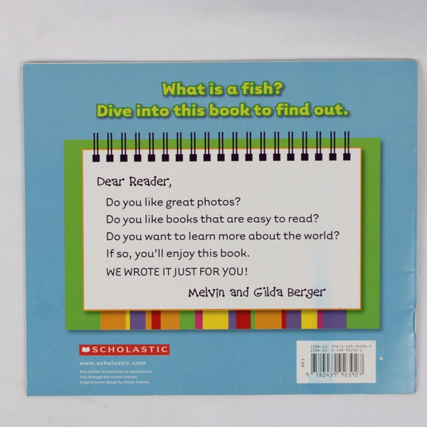 Now I know Fish by Melvin and Gilda Berger 2007 PB A Scholastic Now I Know Book