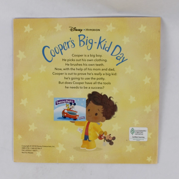 Cooper's Big-Kid Day by Calliope Glass 2018 Paperback From Huggies Pull-Ups