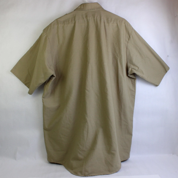 Horace Small Sentinel Short Sleeve Button Up Shirt Beige Men's Size XXL