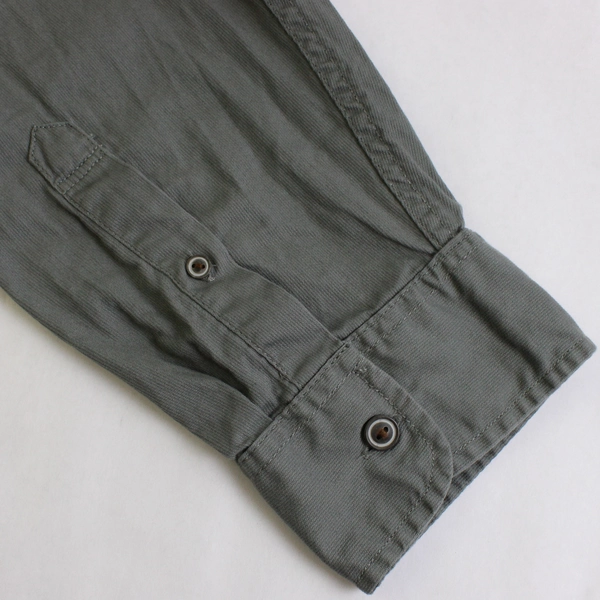 The Foundry Solid Gray Button Up Shirt 100% Cotton Men's Size 2XLT