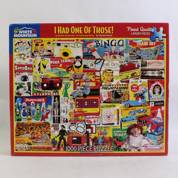 I Had One of Those! 1000 Pc Jigsaw Puzzle by White Mountain, #1166
