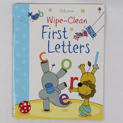 Wipe-Clean First Letters Designed by Claire Ever 2011 Paperback
