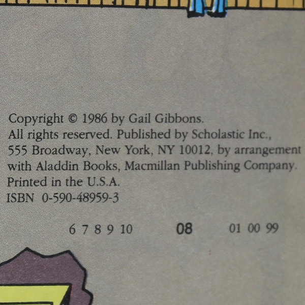 Scholastic Up Goes the Skyscraper by Gail Gibbons 1986 Paperback Ex-Library