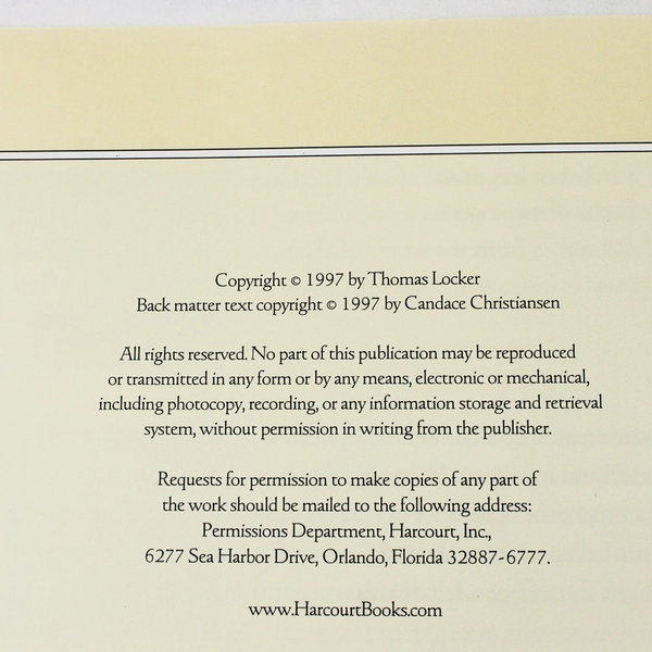 Water Dance by Thomas Locker 1997 Paperback Voyager Books