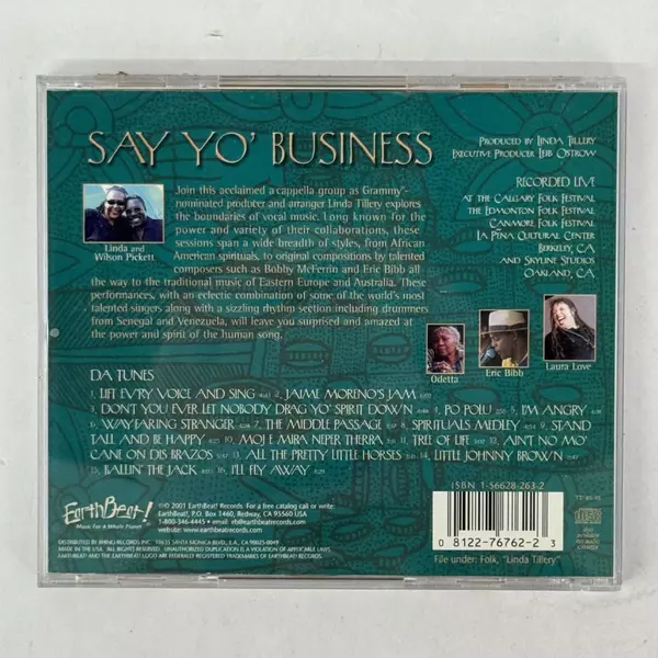 Say Yo' Business: Live! Linda Tillery Cultural Heritage Choir & Friends CD 2001