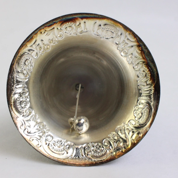 2001 Wallace Silversmiths Silver Plated Christmas Bell