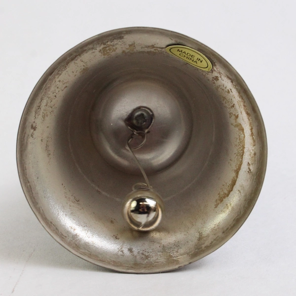 Vintage 1997 Silver Plate Santa Claus Christmas Bell