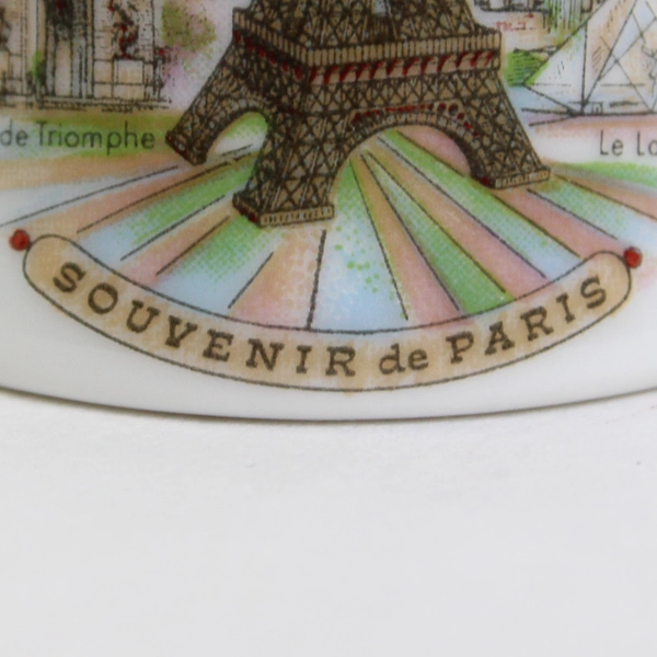Limoges Souvenir de Paris Porcelain Bell 3"