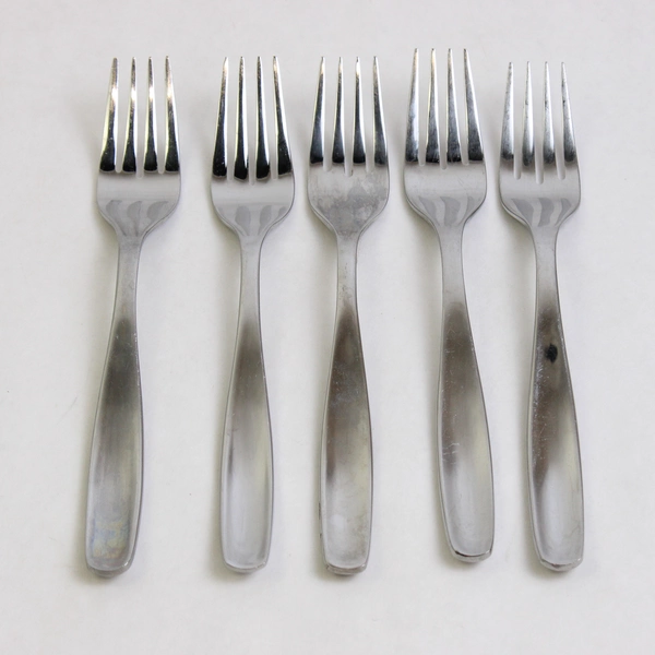 Lot Of 5 Gourmet Settings Beam (Stainless) Flatware Regular Forks