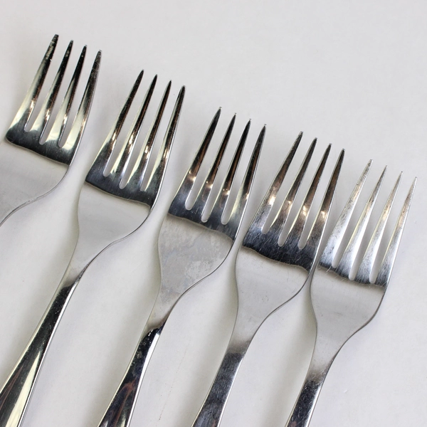 Lot Of 5 Gourmet Settings Beam (Stainless) Flatware Regular Forks
