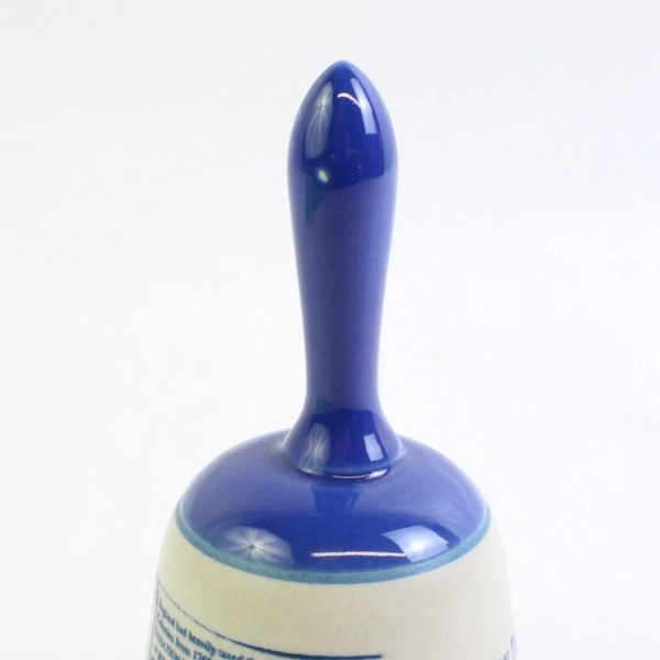 Vintage Willco Imports Boston Tea Party Porcelain Souvenir Bell 5.5"