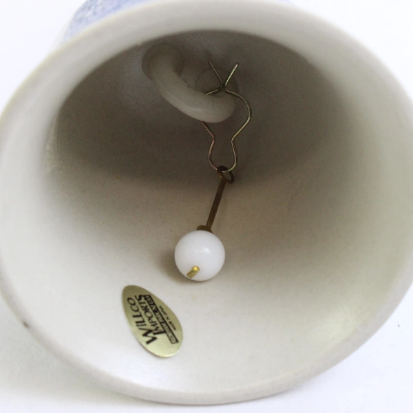 Vintage Willco Imports Boston Tea Party Porcelain Souvenir Bell 5.5"