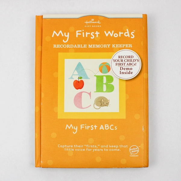 Hallmark Gift Books My First Words Recordable Memory Keeper My First ABCs 2011