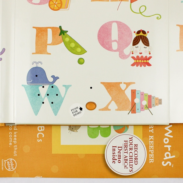 Hallmark Gift Books My First Words Recordable Memory Keeper My First ABCs 2011
