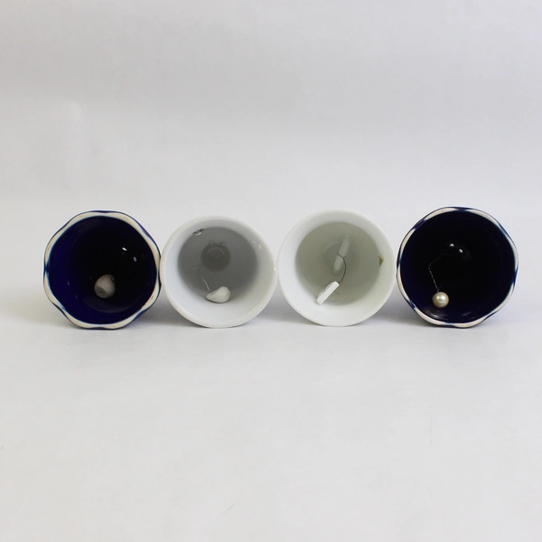 Lot of 4 United States Travel Porcelain Souvenir Bells