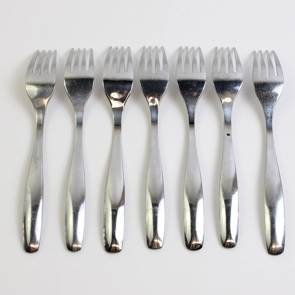 Lot Of 7 Gourmet Settings Beam (Stainless) Flatware Regular Forks